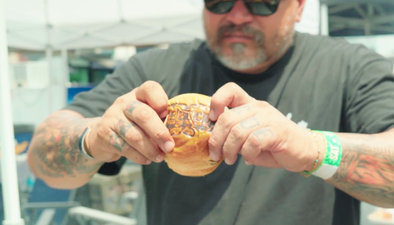 Gearheart Live branded food activation detail