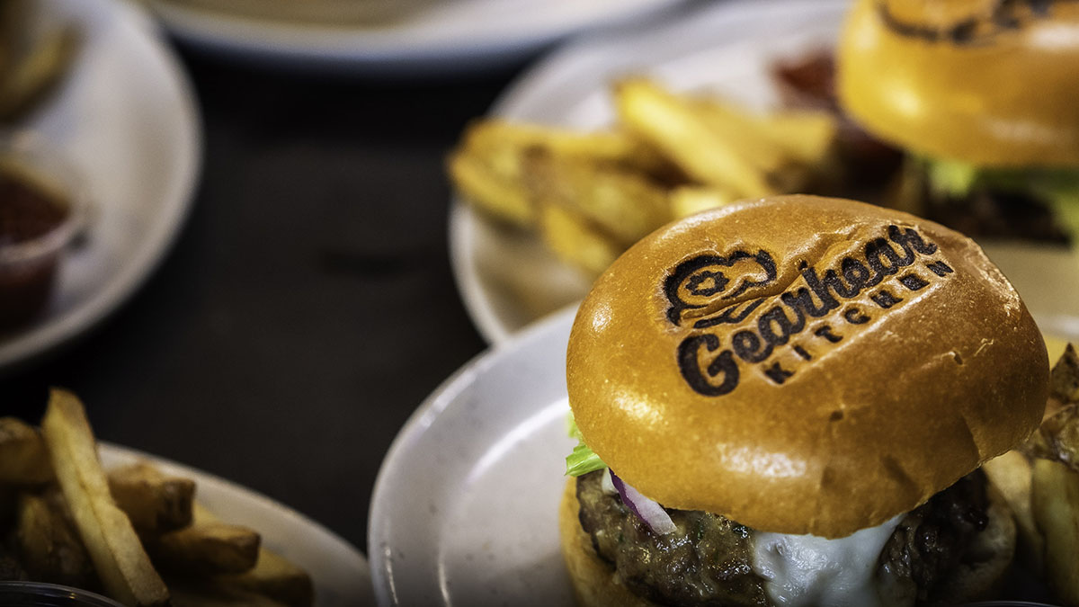 Live food branding activation detail