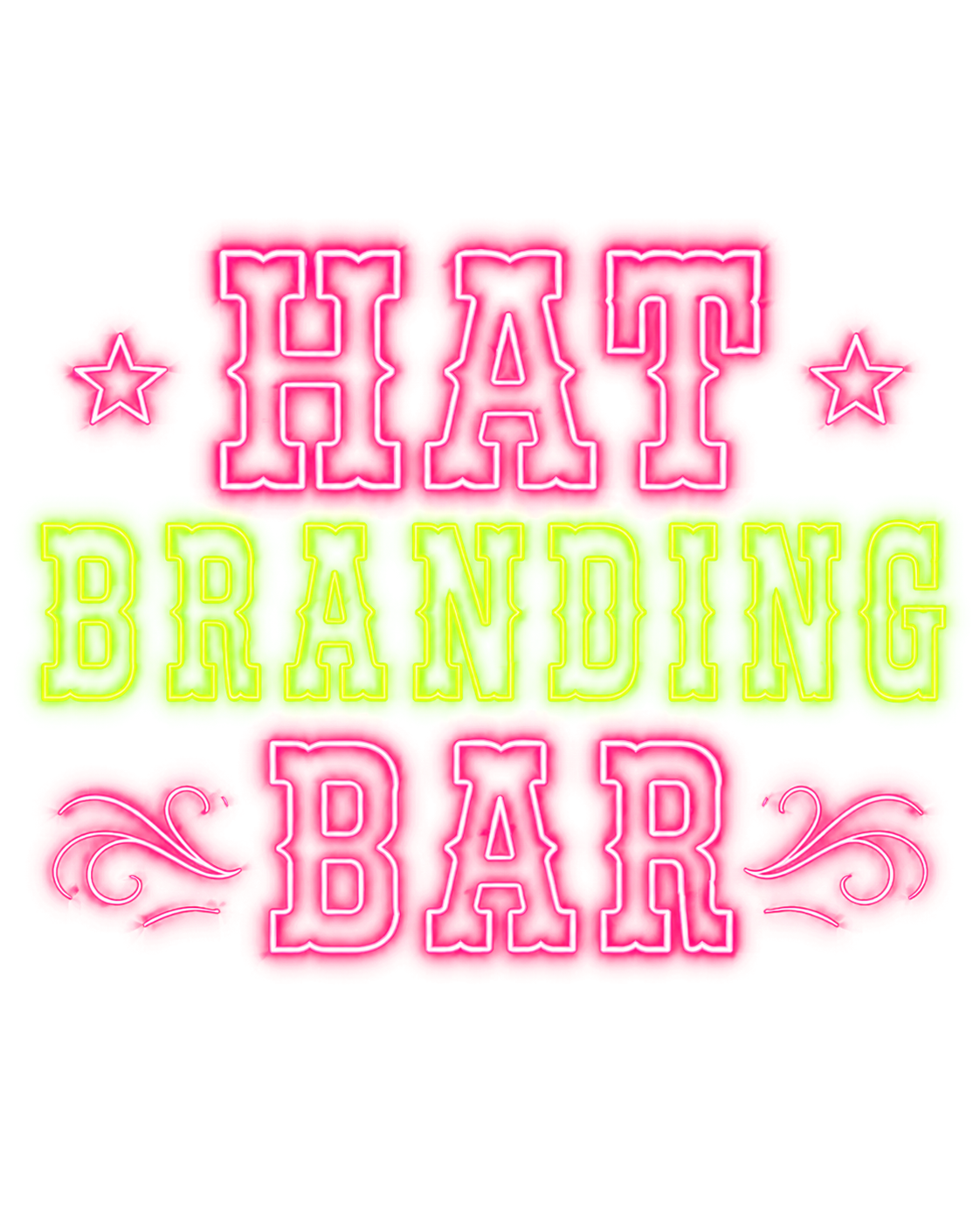 Hat Branding Bar hero image with branded cowboy hat and western jacket